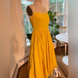 J crew yellow dress